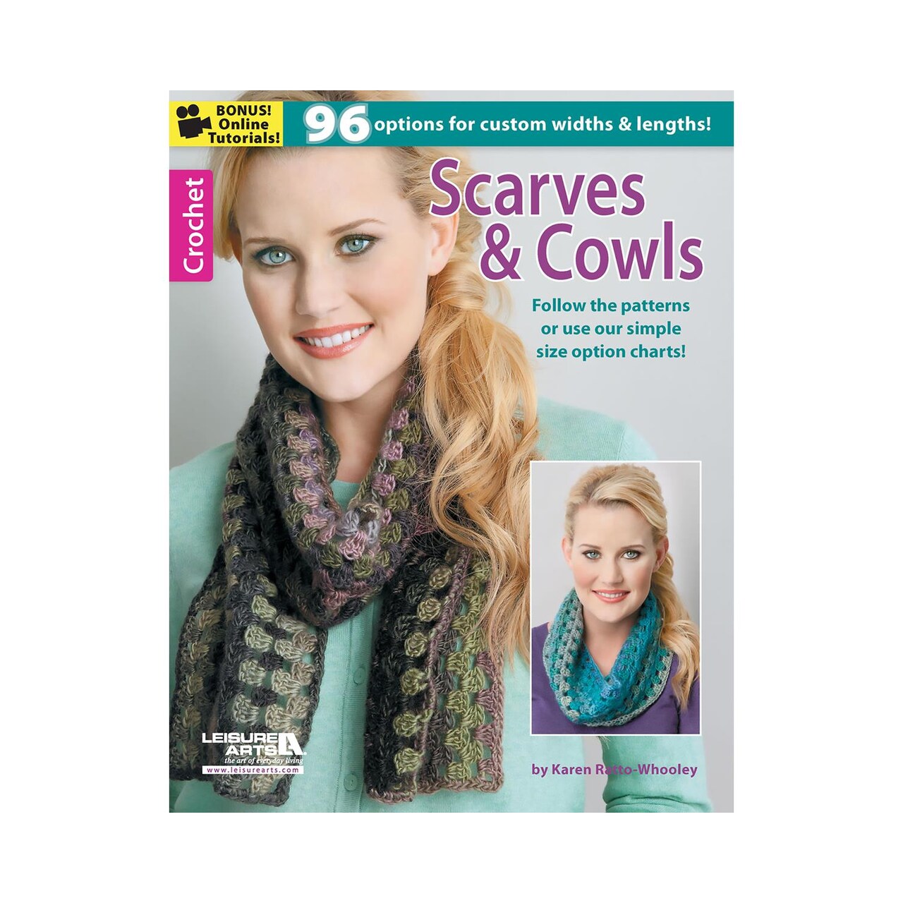 Leisure Arts Crochet Scarves And Cowls Crochet Book, Book, Pattern Books, Books Patterns, Patterns, Stitch Patterns For Beginners